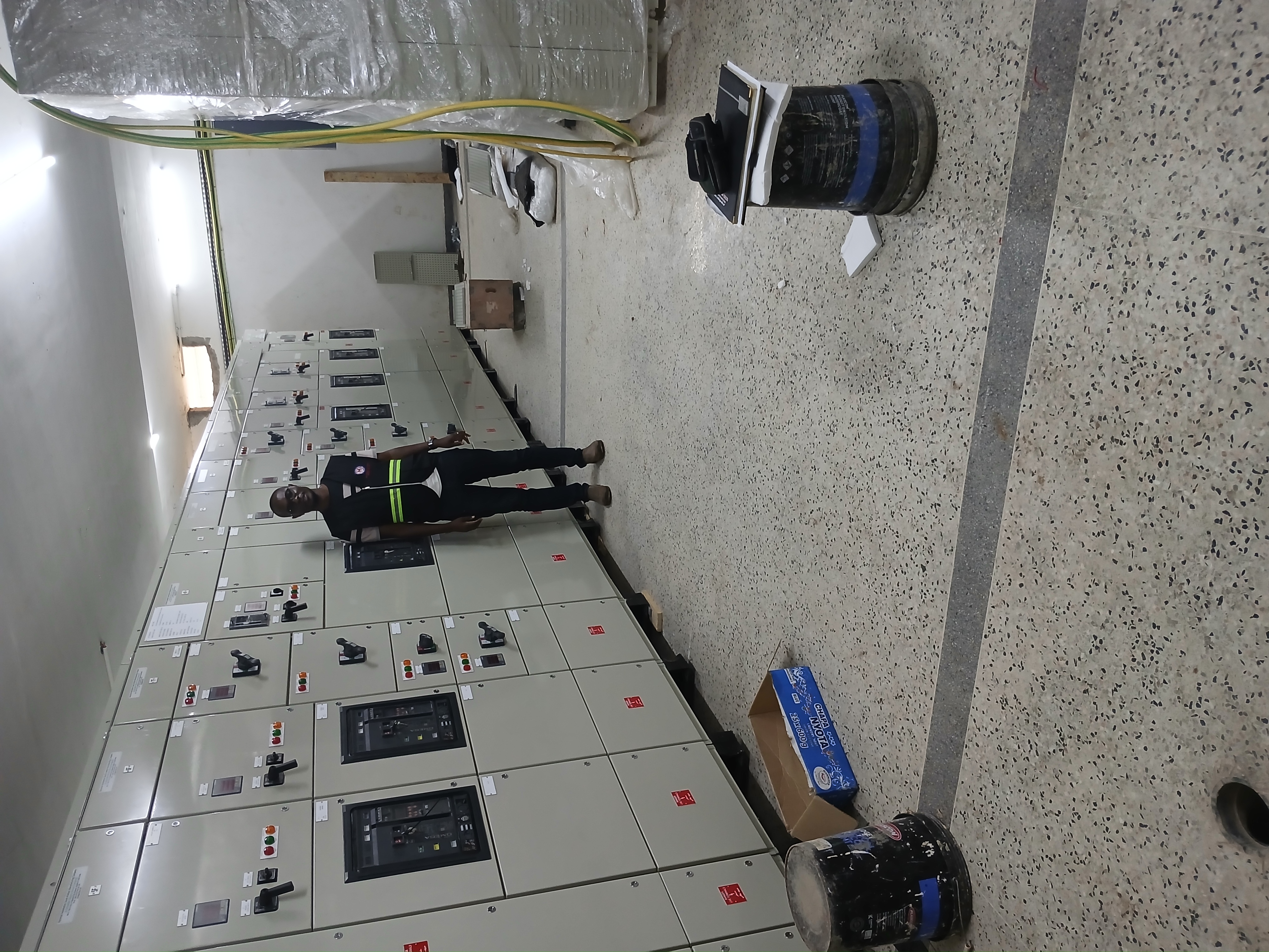 Electrical panel room installation work